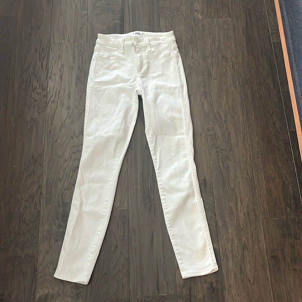 Paige white jeans.